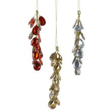 OZDOBA korálky záves akryl 5x5cx15cm 3ass - Závěsy ostatní | FLORASYSTEM