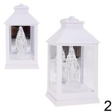 LED lucerna Mária biela a čierna