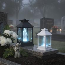 LED lucerna Mária biela a čierna