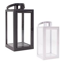 LUCERNA BIELA,ČIERNA LA3 10x21x10 CM - FLORASYSTEM