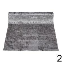 Štóla v bielej a sivej farbe zamatová, 150x28cm.