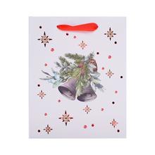 AGB2014103 TAŠKA darč. V25x20+10cm Jingle bells - Taška S 23x18x10cm | FLORASYSTEM