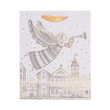 AGB2017203 TAŠKA darč. V25x20+10cm Angel above the city - Taška S 23x18x10cm | FLORASYSTEM