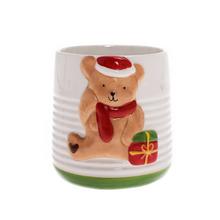 OBAL S POSTAVIČKOU 9XV10CM - Květináč, obal keramický | FLORASYSTEM