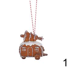 Vianočné autíčko záves/perník polyres, 3 varianty.