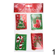 Sada štítkov na darčeky s vianočnými motívmi.