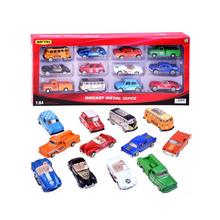 Sada kovových áut RESORAKI v mierke 1:64 v retro štýle - Autíčka, motorky, vlaky, letadla | FLORASYSTEM