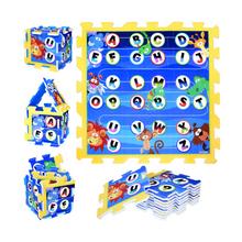 Penové puzzle - vzdelávacia podložka pre deti ABECEDA jungle 93x93cm - FLORASYSTEM