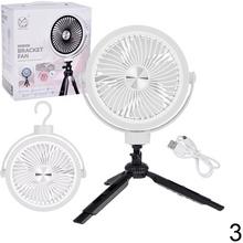 Bezdrôtový USB ventilátor Silent Desk CLIP v rôznych farbách.