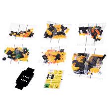 Technické bloky Športové auto P1 GTR v žlto-zelených farbách.