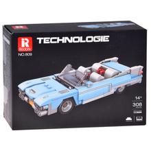 Technické bloky BLUE CONVERTIBLE classic American 308-dielna stavebnica.