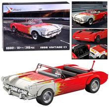 Stavebné bloky auto klasický hot rod roadster 249ele - Stavebnice, kostky | FLORASYSTEM