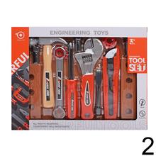 Sada plastového náradia pre deti.