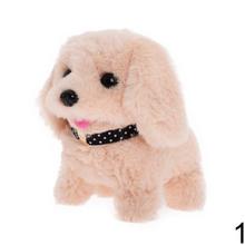 Plyšový chodiaci psík 18 cm v rôznych farbách.