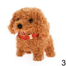 Plyšový chodiaci psík 18 cm v rôznych farbách.