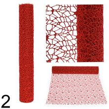 Sietka brokat v béžovej farbe, šírka 48 cm, dĺžka 5 yardov.