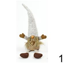 Vianočný škratok sediaci mix 2, 50 cm