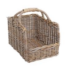 Kôš krbový z ratanu 40x30x26/39cm SR-76-524/m - Proutené obaly | FLORASYSTEM