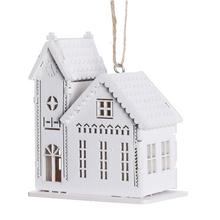 DREVENÝ KOSTOL BIELY 9x8x5CM - Domek | FLORASYSTEM