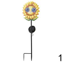 Solárna slnečnica so slnečnými okuliarmi