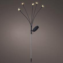 Solárny zápich muška s LED svetlami.