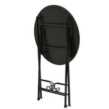 Bistro stôl Braga s oceľovou konštrukciou, vonkajší, priemer 60 cm.