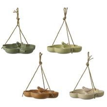 Kŕmidlo pre vtáky z bambusových pre vtáky, 4ass 23,3/22,7/ V5,5cm - FLORASYSTEM