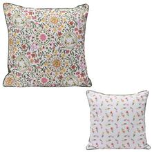 Vankúš z polyesteru, štvorcový, kvetinový vzor,2ass L.3cm W.45cm H.45cm - Bytový textil | FLORASYSTEM