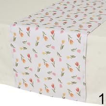 Štóla s kvetinovým potlačou, 2 rôzne vzory.