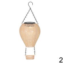 Solárny závesný balón v rôznych farbách.