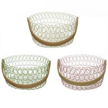 Košík kovov. srúčkou 3ass V10/pr20cm - FLORASYSTEM