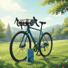 Vonkajšia deka s upevňovacími sponami na bicykel