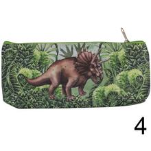 Plastové puzdro so zipsom s motívom dinosaurov.