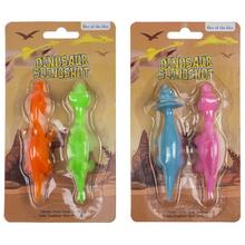 Prak s dinosaurami, rôzne farby.