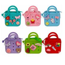 Kabelka s príveskom, so zipsom, 9x12cm - FLORASYSTEM