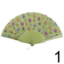 Plastový vejár s motívom Bubble Tea.