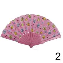 Plastový vejár s motívom Bubble Tea.