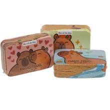 Magický bavlnený uterák s motívom kapybar.