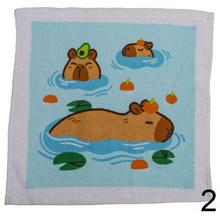 Magický bavlnený uterák s motívom kapybar.