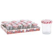 Pohár sklo/zav. 190ml s kov. vrchnákom - FLORASYSTEM