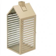 Lampáš dom béžový kov veľký NB1251540 - FLORASYSTEM