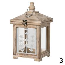 Lampáš z jedľového dreva, sada 3 kusy.