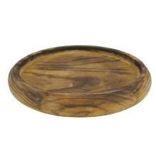 Okrúhly tanier teak 28x28x4cm - Dřevěné dekorace | FLORASYSTEM