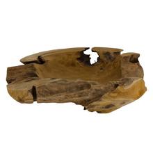 Miska z teakového dreva 50x45x10cm - Dřevěné dekorace | FLORASYSTEM