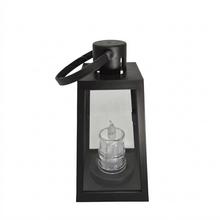 LED LUCERNA SO SVIEČKOU ČIERNA 16/22/LGS-CAN - FLORASYSTEM