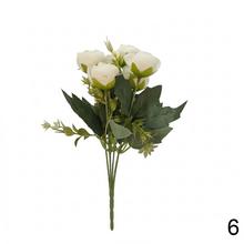 Umelé kvety ranunculus v mixe, 6 kusov, 29 cm.