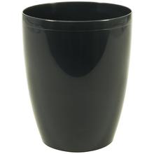 Černý obal na orchideu s objemem 1,5L.