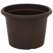 Hnědý květináč Campanula s průměrem 17 cm a výškou 12 cm.