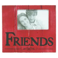 Rámeček FRIENDS v červené barvě s prostorem na fotografii.