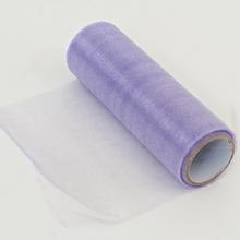 Fialová organza role 16cm x 6m